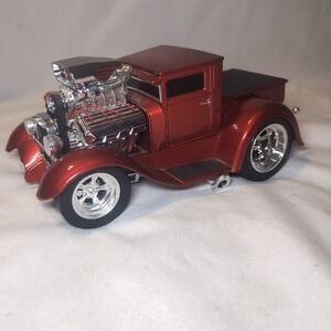 Vintage 2002 Muscle Machines 1929 Ford Model A Pickup 1:18 Scale Diecast -Red